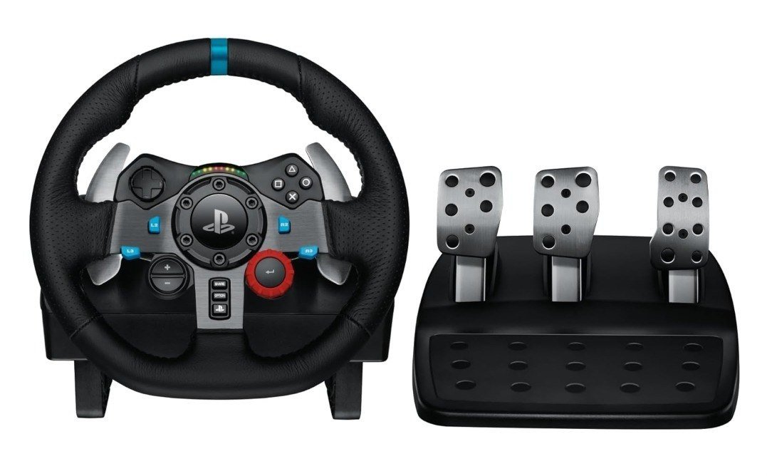 Volante e Pedais Logitech G29 Driving Force com Force Feedback para PS5, PS4, PS3 e PC 🎮