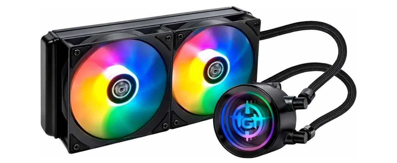 Water Cooler TGT Spartel V2, Rainbow, 240mm, Preto 🛒