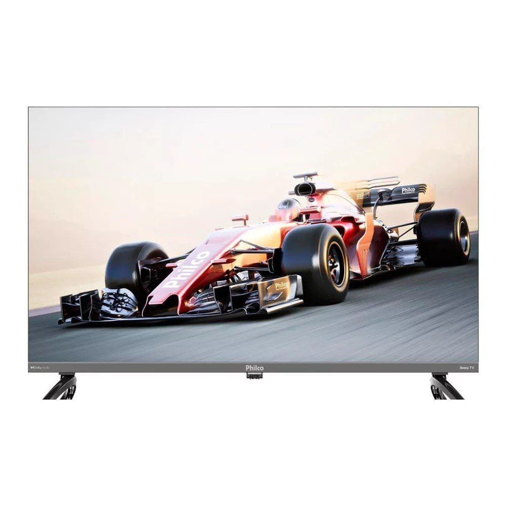 Smart Tv Led 43" Roku TV P43KRA Dolby Áudio Philco Preta Bivolt 🛒