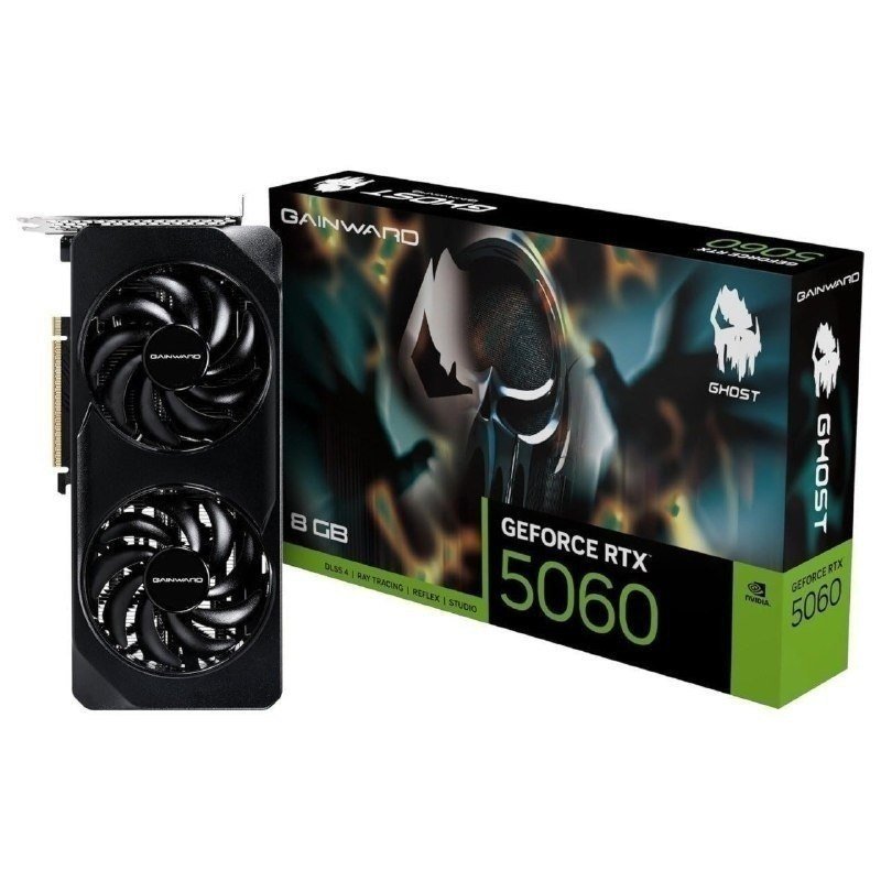Placa de Vídeo Gainward NVIDIA GeForce RTX 5060 Ghost, 8GB, GDDR7 🛒