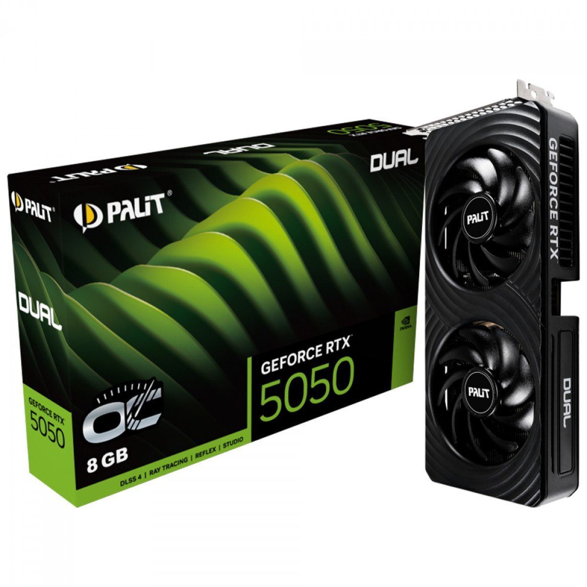 Placa De Video Palit Nvidia Geforce RTX 5050 Dual OC 8GB GDDR6 DLSS Ray Tracing 🛒