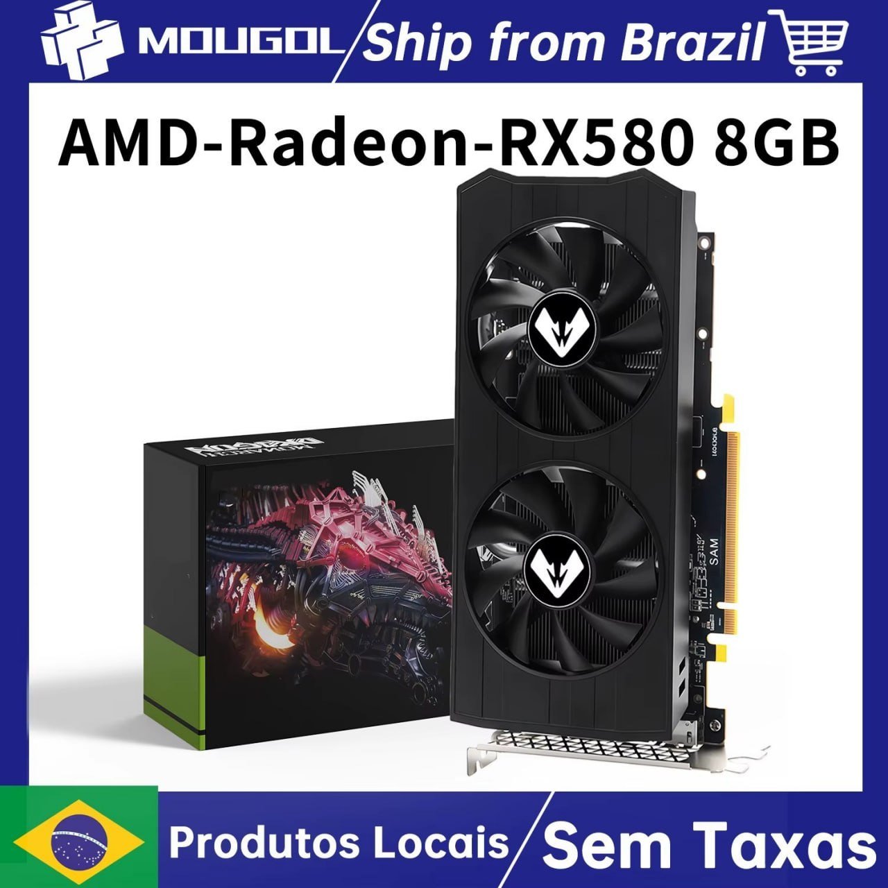 RX 580 8GB 2048SP Mougol 🛒