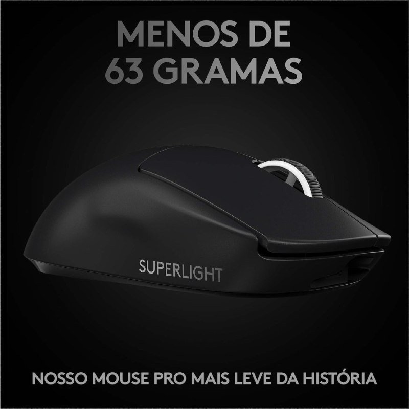 Mouse Gamer Sem Fio Logitech G PRO X SUPERLIGHT 🛒