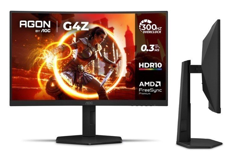 Monitor Gamer Curvo AOC AGON G4Z 27" 300Hz 0,3ms HDR10 🛒