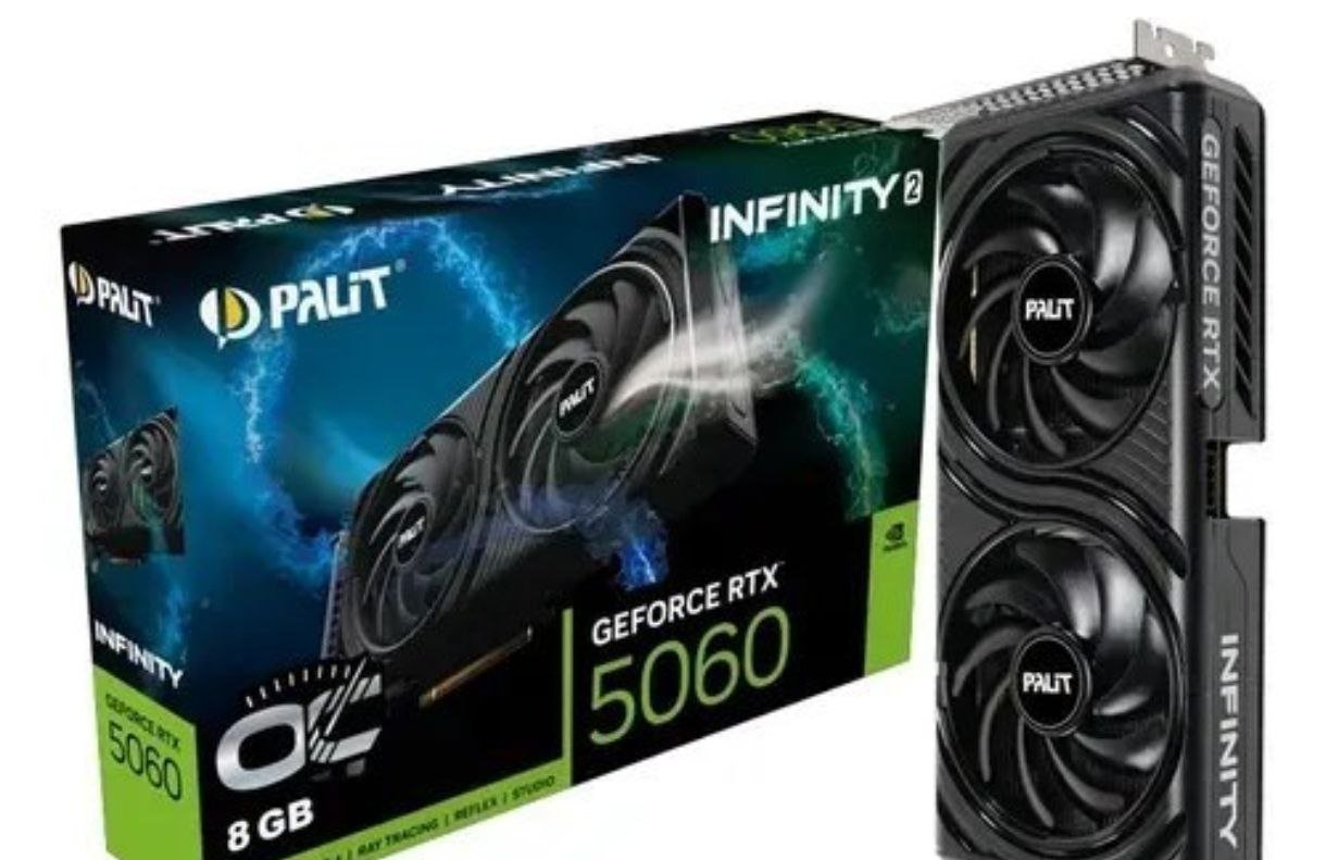Placa De Vídeo Nvidia Geforce Palit Rtx5060 8gb Infinity2 Oc 🛒