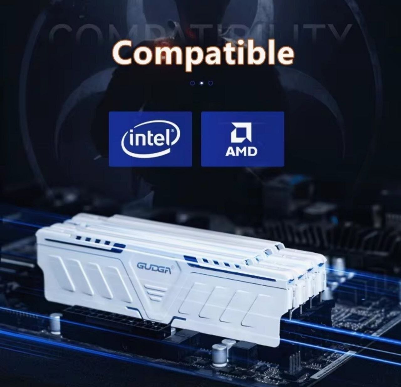 Memória RAM Gudga DDR4 8GB / 16GB 3200MHz 🛒