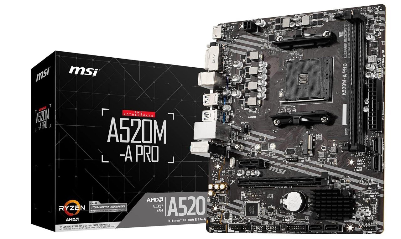 Placa Mãe MSI A520M-A PRO 🛒