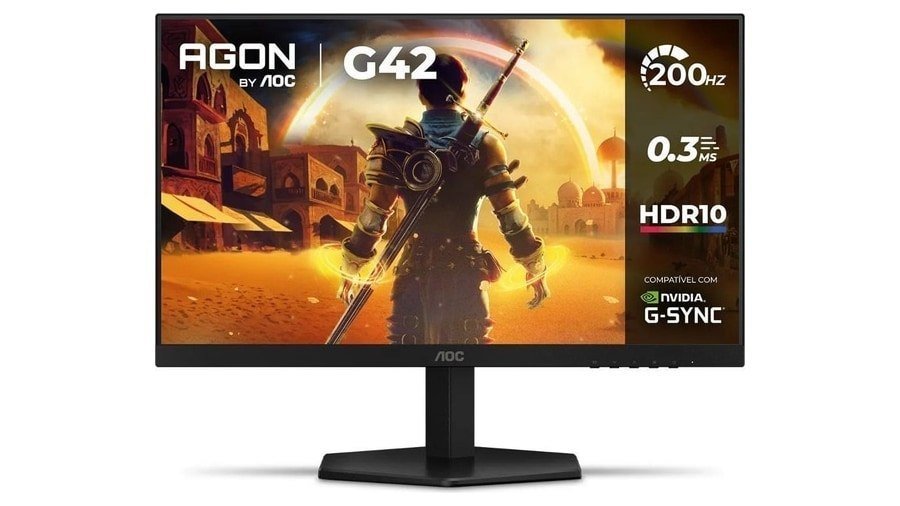 Monitor Gamer AOC AGON G42 24" 200Hz 0,3ms IPS 🎮