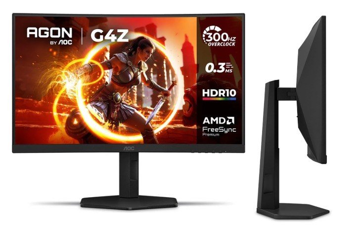 Monitor Gamer Curvo AOC AGON G4Z 27" 300Hz 0,3ms HDR10 Base Ajustável 🛒