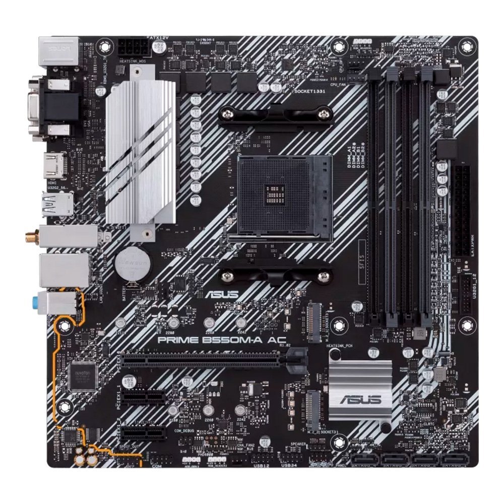 Placa-Mãe ASUS PRIME B550M-A AC 🛒