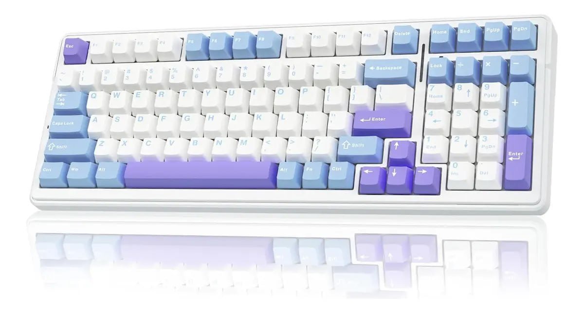 Teclado Mecânico Sem Fio Classroom F99 RGB 99 Teclas 🛒