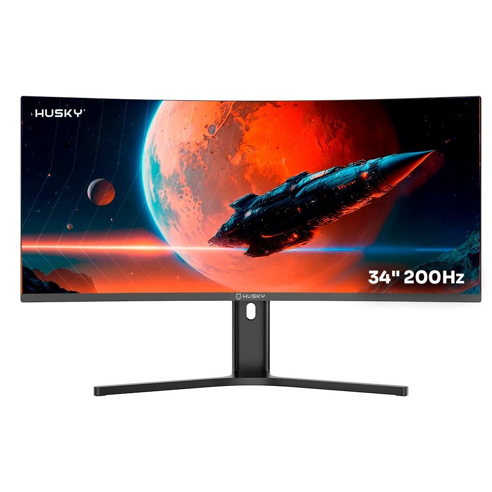 Monitor Gamer Curvo Husky Boreal 34" WQHD Ultrawide 200Hz 🎮