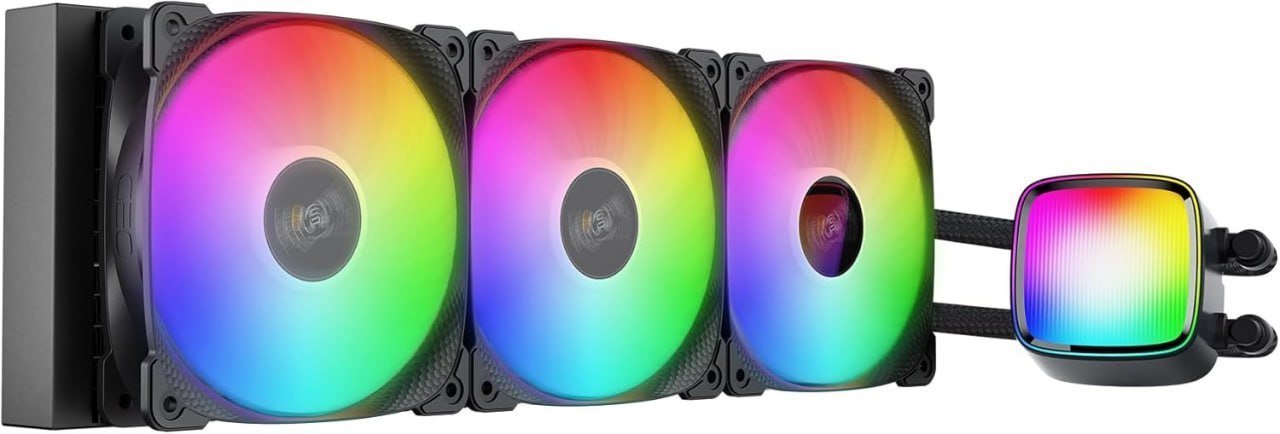 Water Cooler Geometric Future Eskimo Pro 36 RGB Preto 🛒