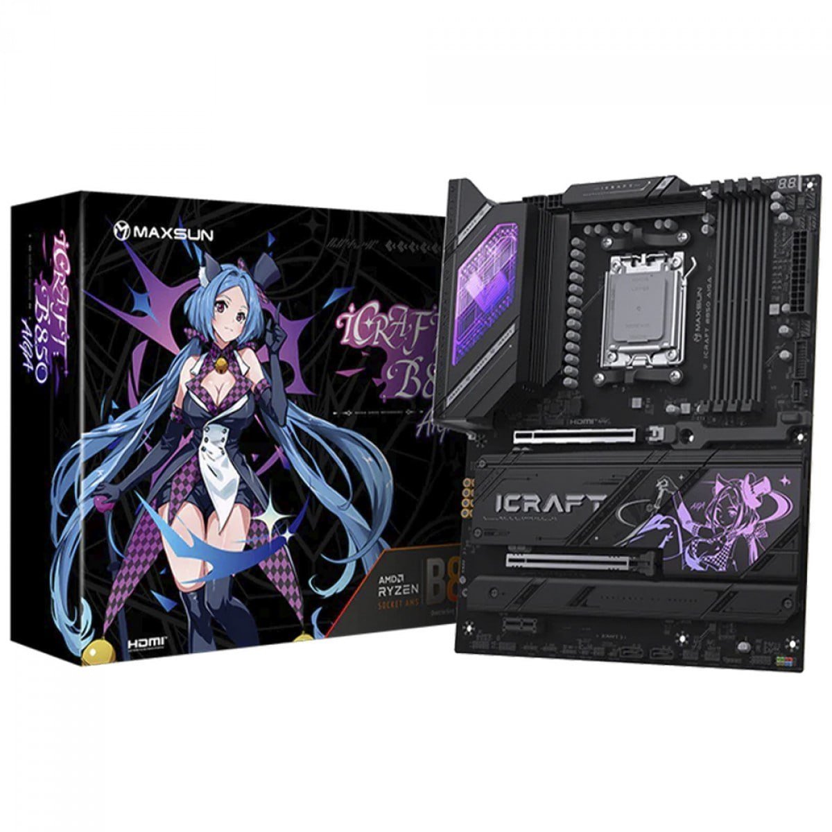 Placa Mãe Maxsun iCraft B850 AIGA 🛒