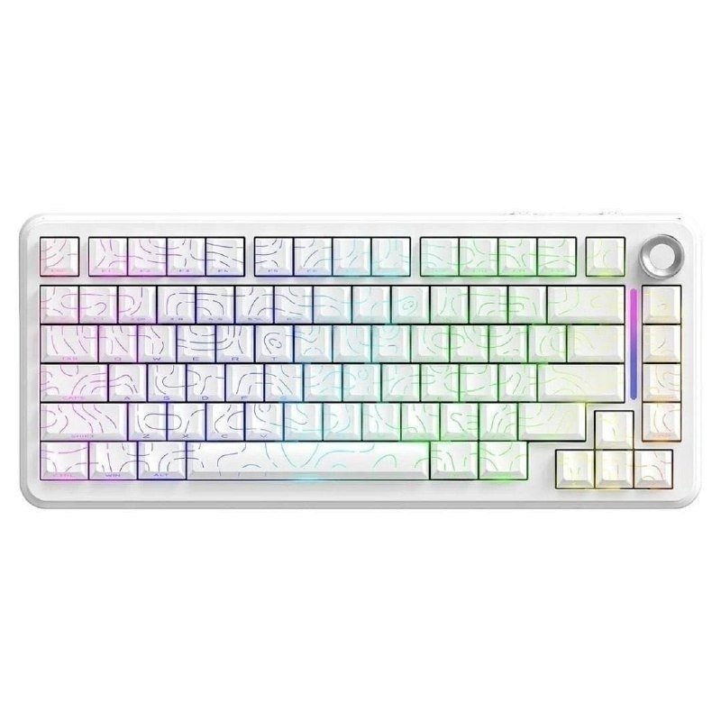 Teclado Gamer Mecânico Sem Fio Bluetooth Tri Mode 75% Free Wolf 🛒