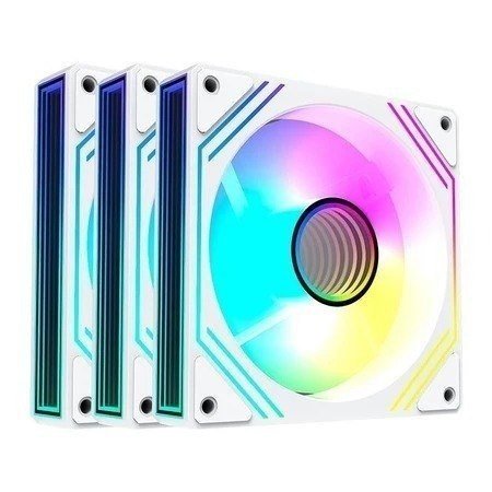 Kit Ventoinhas Acegeek Neon ARGB 3x120mm Branco AG-NEON3X1-WH 🛒