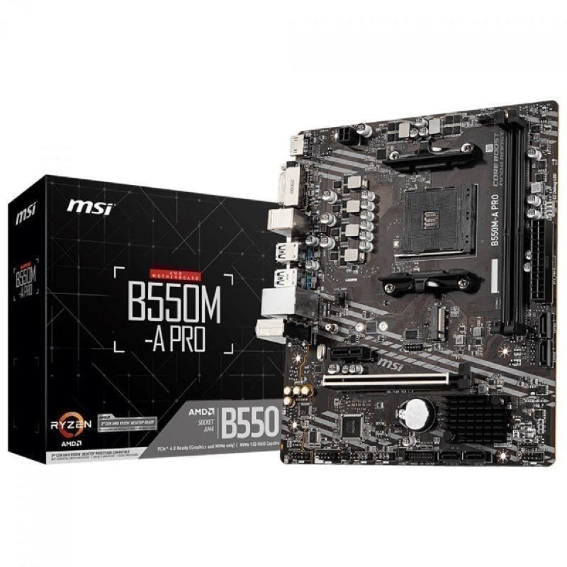 Placa Mãe MSI B550M-A PRO AMD AM4 🛒
