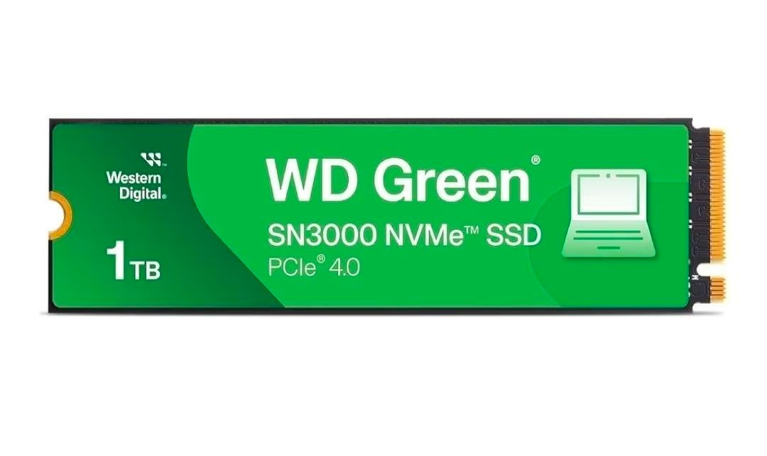 SSD Interno WD Green SN3000 NVMe de 1 TB 🛒