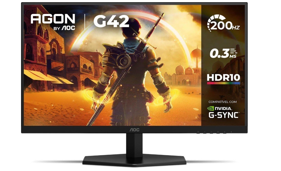 Monitor Gamer AOC AGON G42 24" 200Hz 0,3ms IPS HDR10 NVIDIA G-Sync 🛒