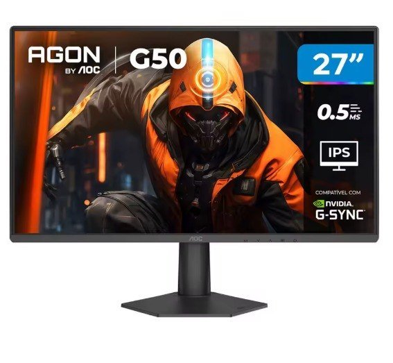 Monitor Gamer AOC 27" Full HD 144Hz Agon G50 🛒
