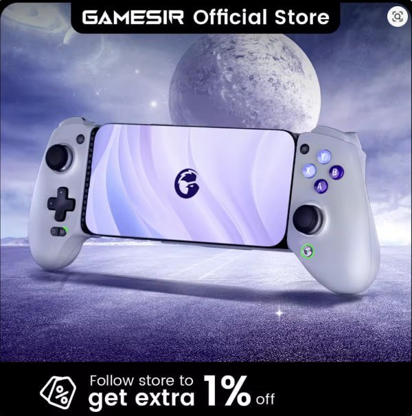 GameSir G8 Galileo, gamepad para celular com joystick de efeito Hall para iPhone 15 e Android, jogos em nuvem. ENVIO DO BRASIL 🛒