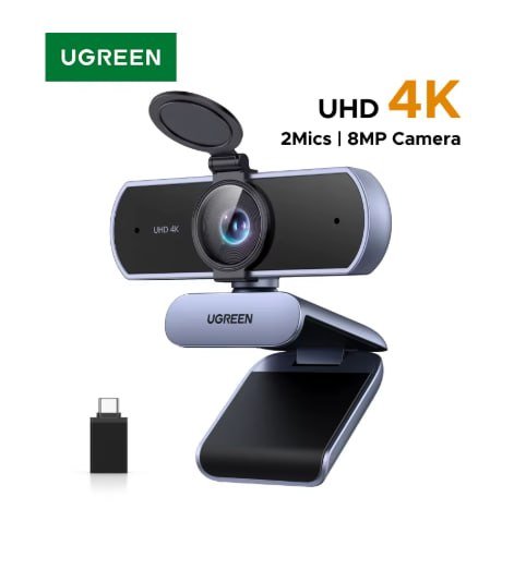 Webcam UGREEN 4K FHD 1080P de 8MP 🛒