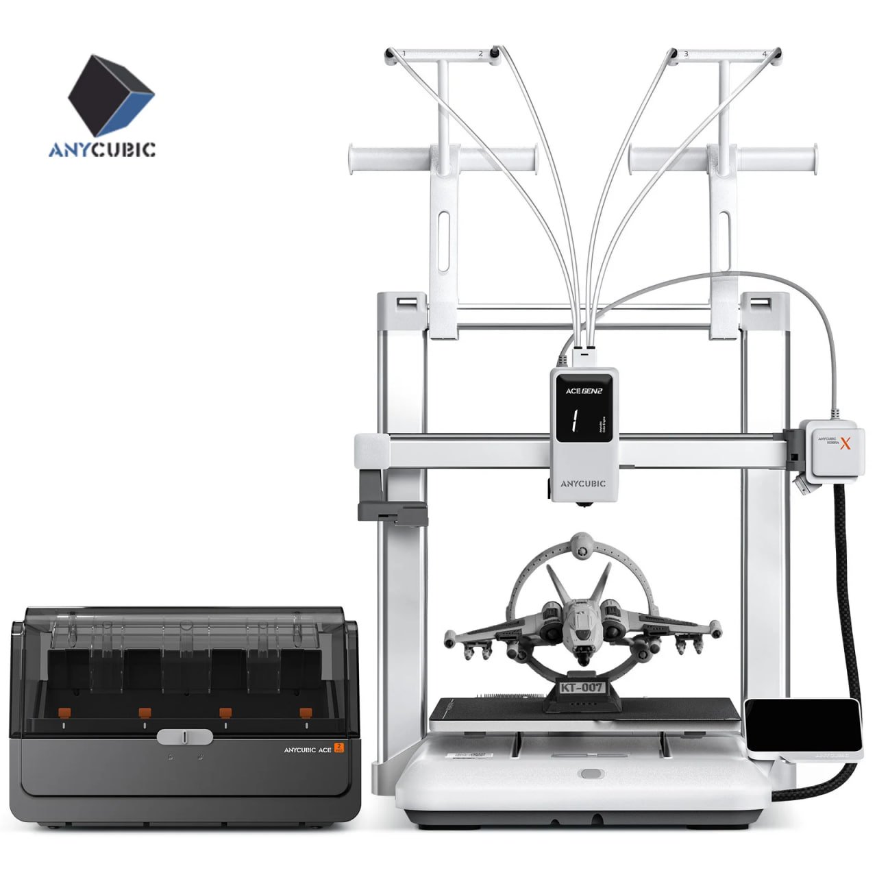 Impressora 3D ANYCUBIC KOBRA X COMBO 7 CORES/FILAMENTOS 🛒
