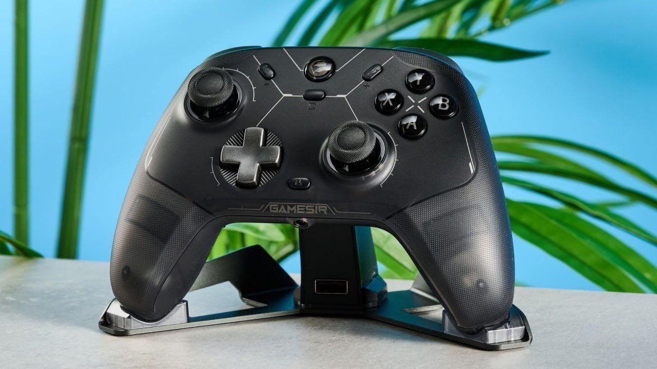 Controle Sem Fio GameSir Cyclone 2 Analógicos TMR Magnéticos Gatilhos Hall Effect 1000Hz + Dock de carregamento 🎮