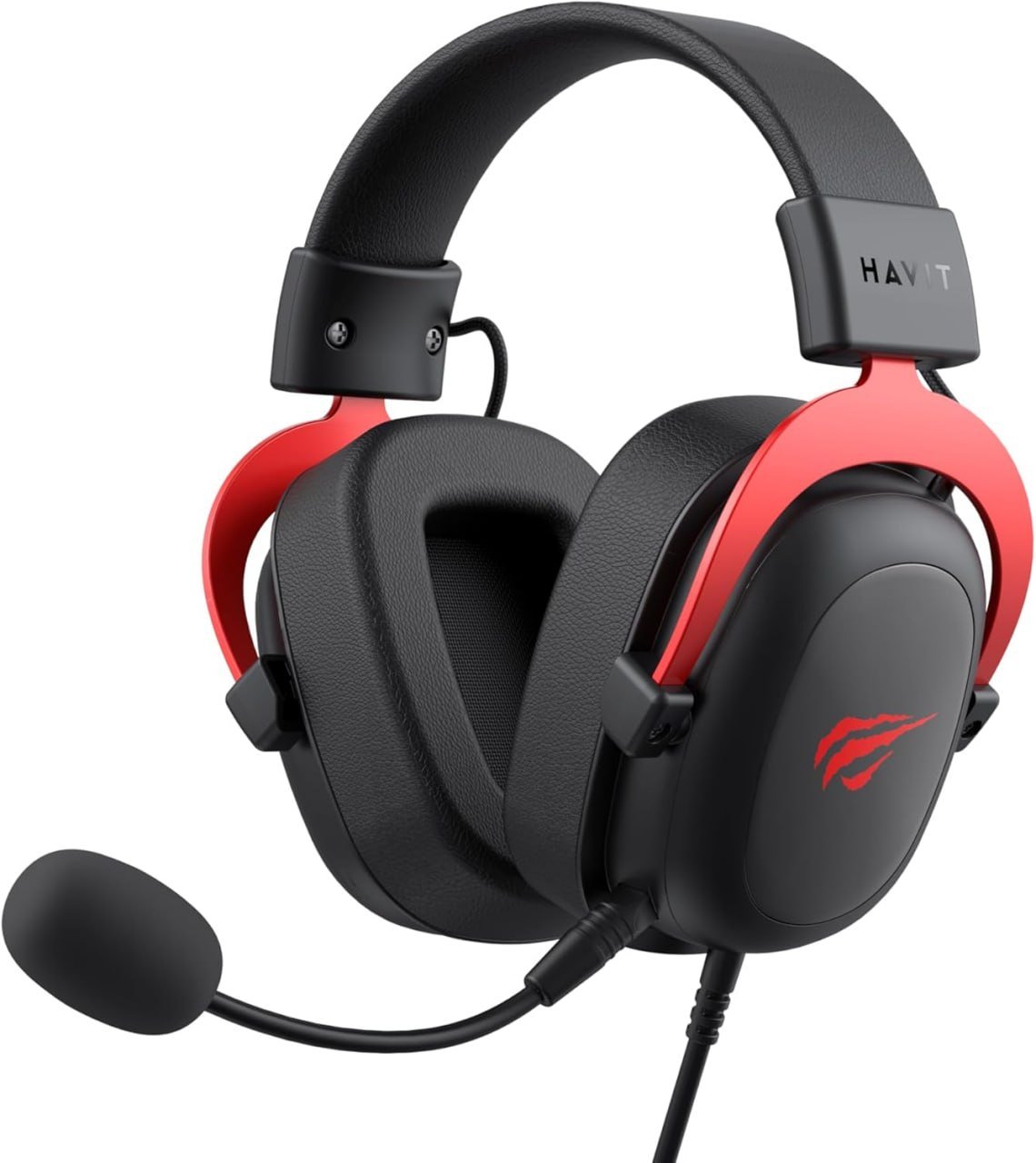 Headphone Fone de Ouvido Havit H2002d Black Red 🎧