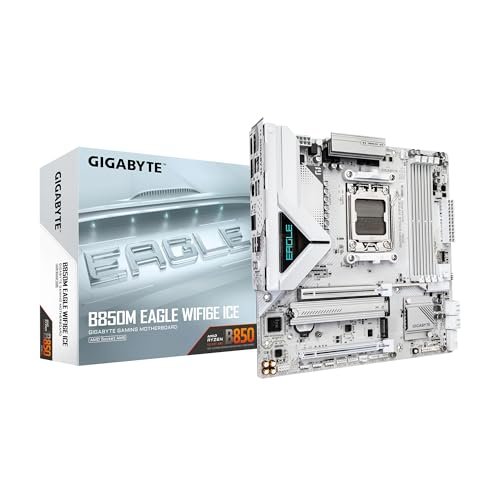 GIGABYTE Placa-mãe B850M Eagle WIFI6E ICE AMD AM5 🛒