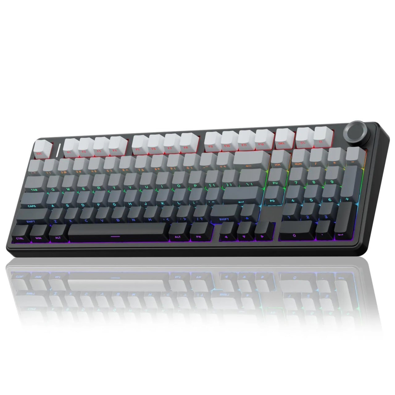 Teclado Mecânico AULA F99 Pro Tri-mode 8000mAh, Hot Swappable + Knob 🛒