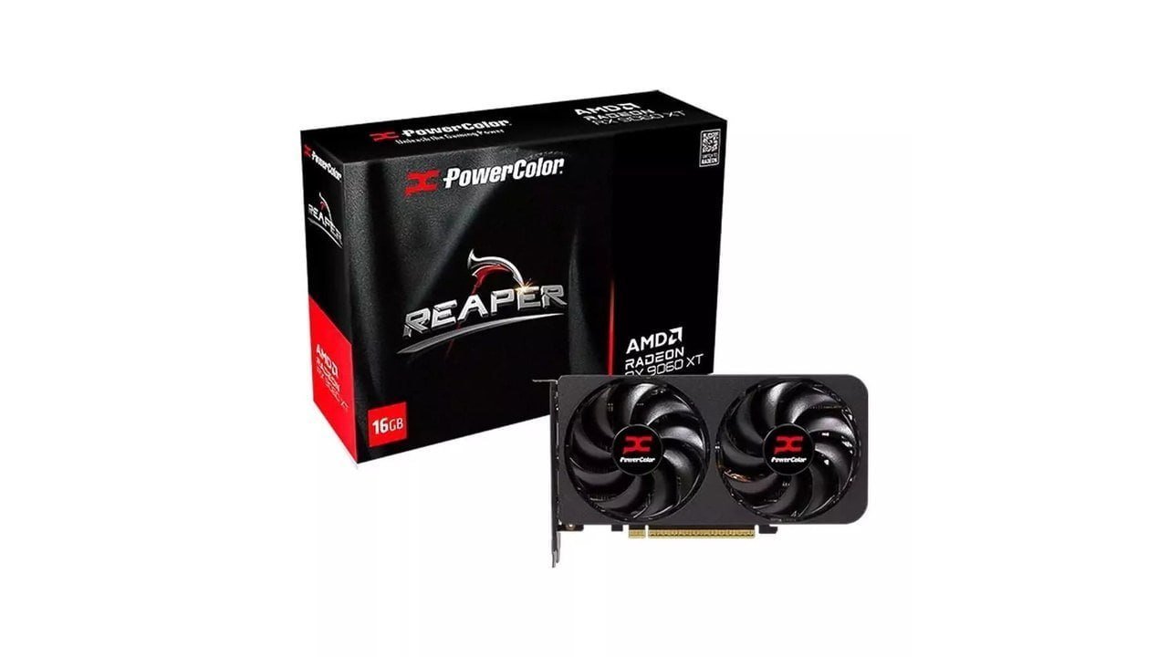 Placa de Vídeo Gpu Powercolor Amd Radeon Rx 9060xt 16gb Gddr6 128bits 16g-A 🛒