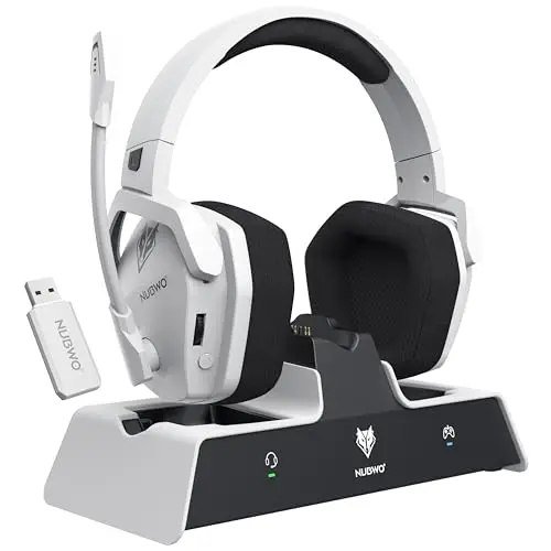 Headset Gamer Wireless Nubwo G06 PRO Trimode com base 🎧
