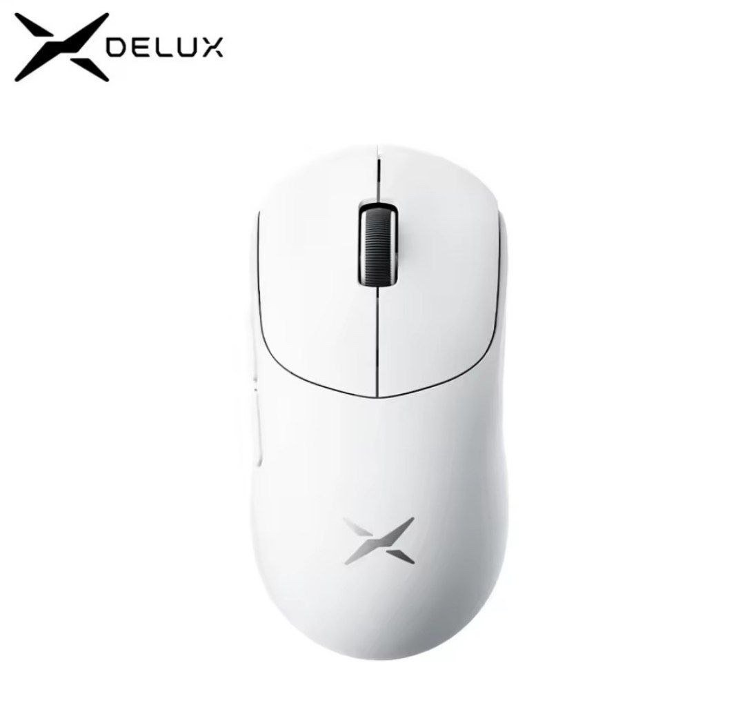 Mouse Gamer sem fio Delux M400 (BRANCO) 🛒