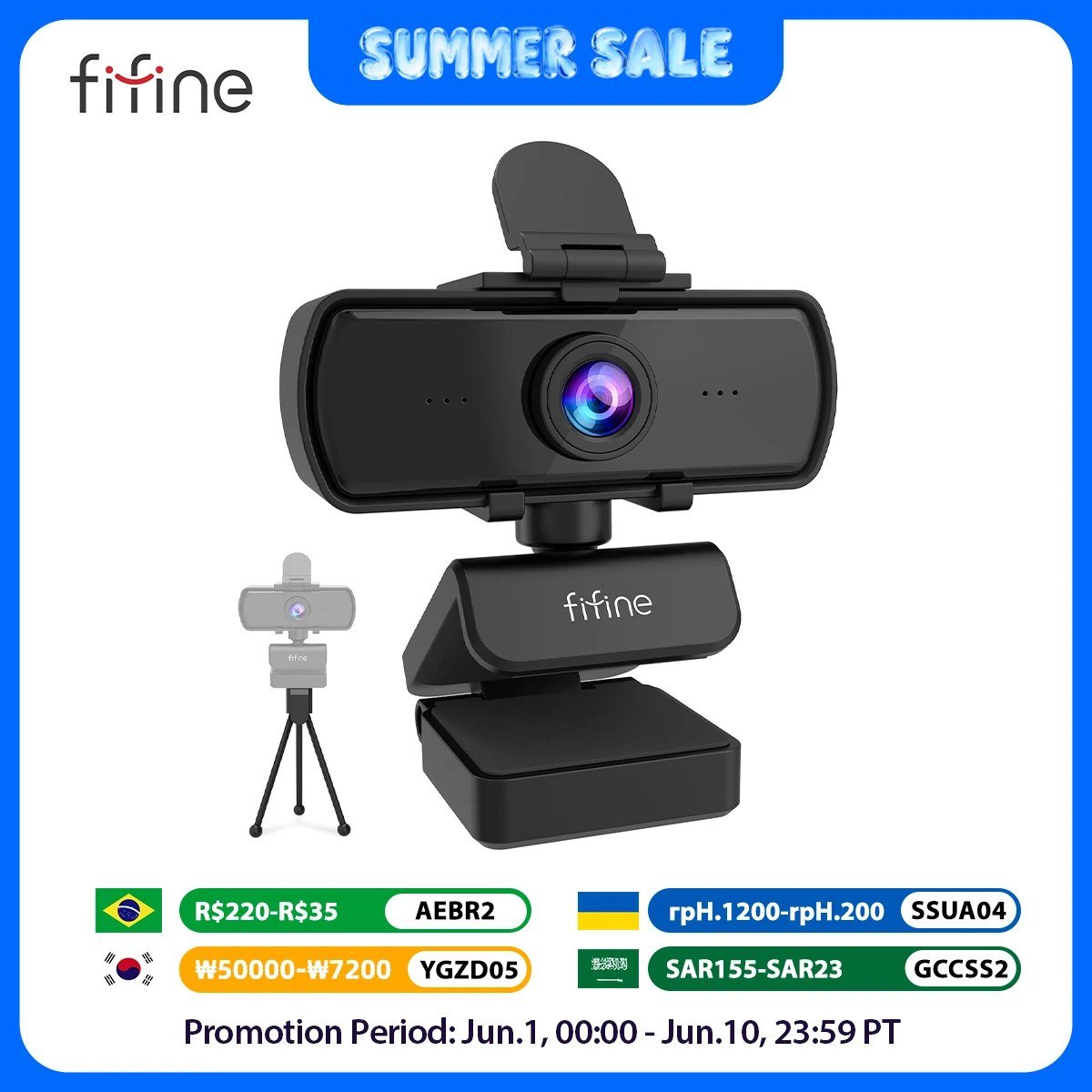 Webcam Fifine K420 2K 🛒