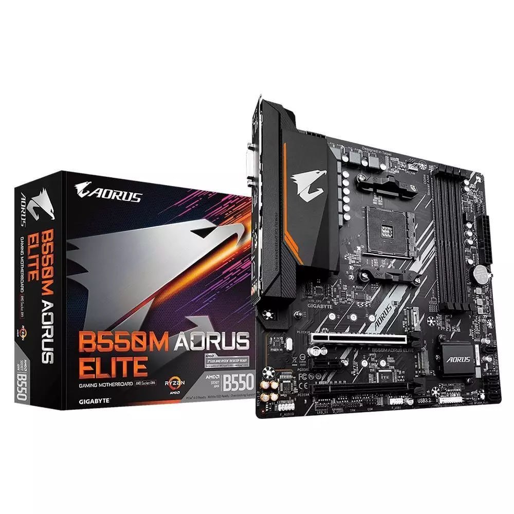 Placa Mãe Gigabyte B550M AORUS Elite 🛒