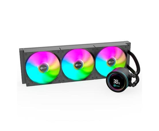 Water Cooler Gamer Kalkan Alpha 360 ARGB com display Preto KLK00048 🛒