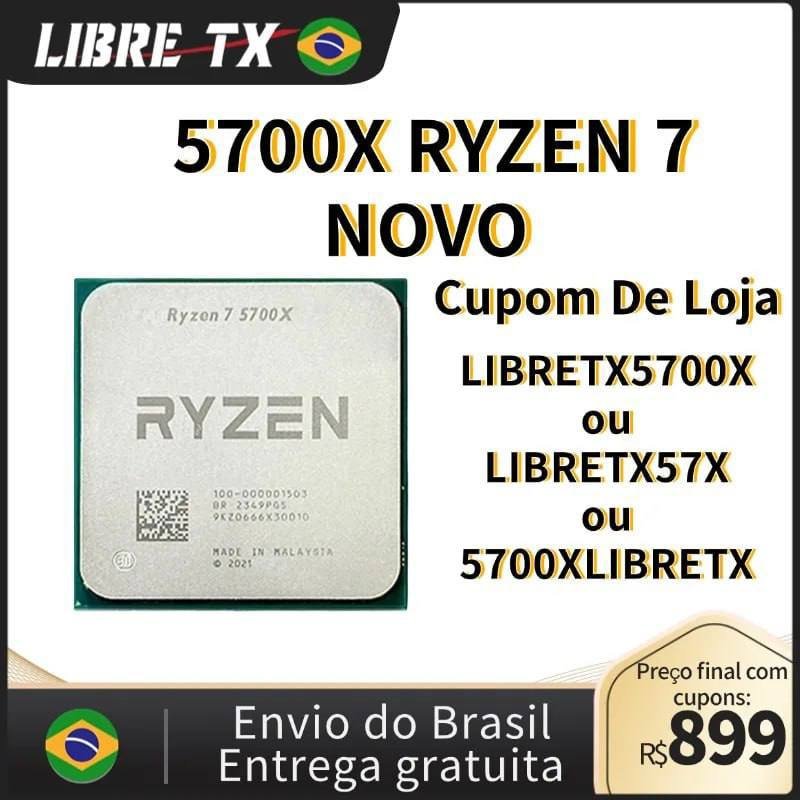 Processador AMD Ryzen 7 5700x NOVO 🇧🇷 🛒
