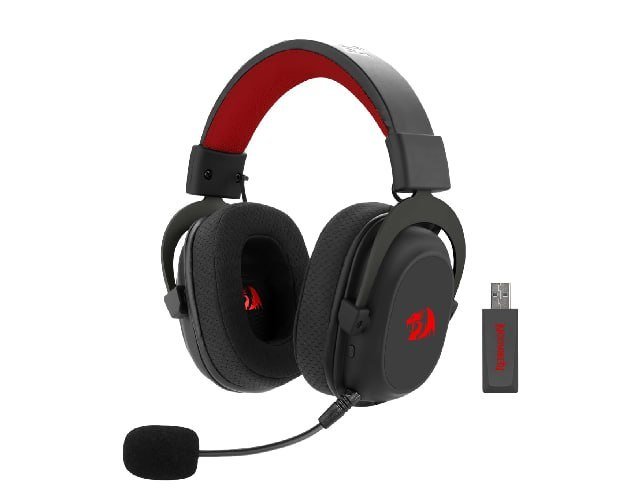 Headset Gamer Redragon Zeus Pro Preto Sem Fio 7.1 H510-PRO 🎧