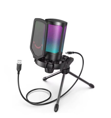 Microfone para Jogos USB FIFINE A6V 🎮