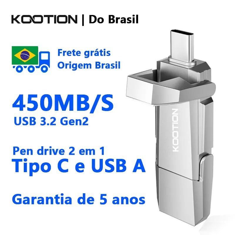 Pendrive Kootion U52 USB3.2 Gen 2, 450mb/s 128GB 🛒