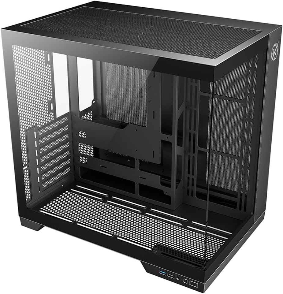 Gabinete Gamer Kalkan Asgard Preto Aquário sem fans KLK00040 🛒