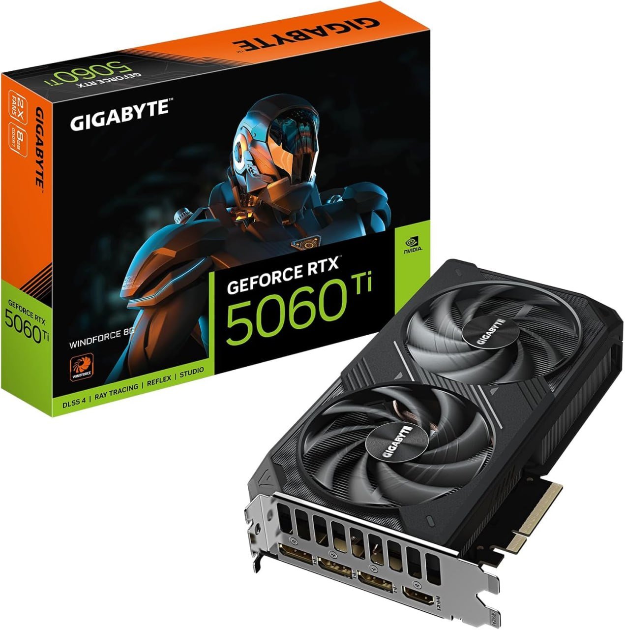 Gigabyte Placa de vídeo GeForce RTX 5060 Ti WINDFORCE 8G 🛒