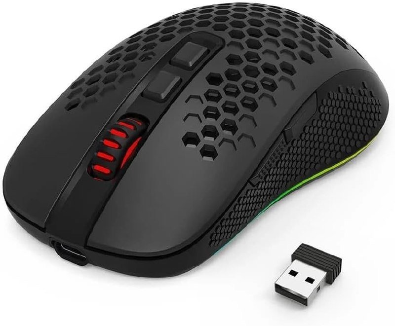 Mouse Gamer Redragon Hana RGB Preto Sensor PAW3104 7200 DPI 🛒