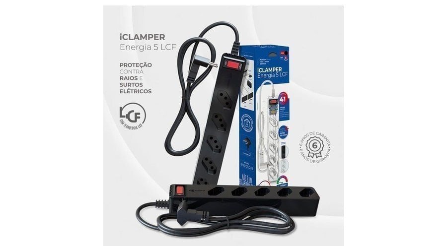 Filtro de Linha DPS iClamper Energia 5 🛒
