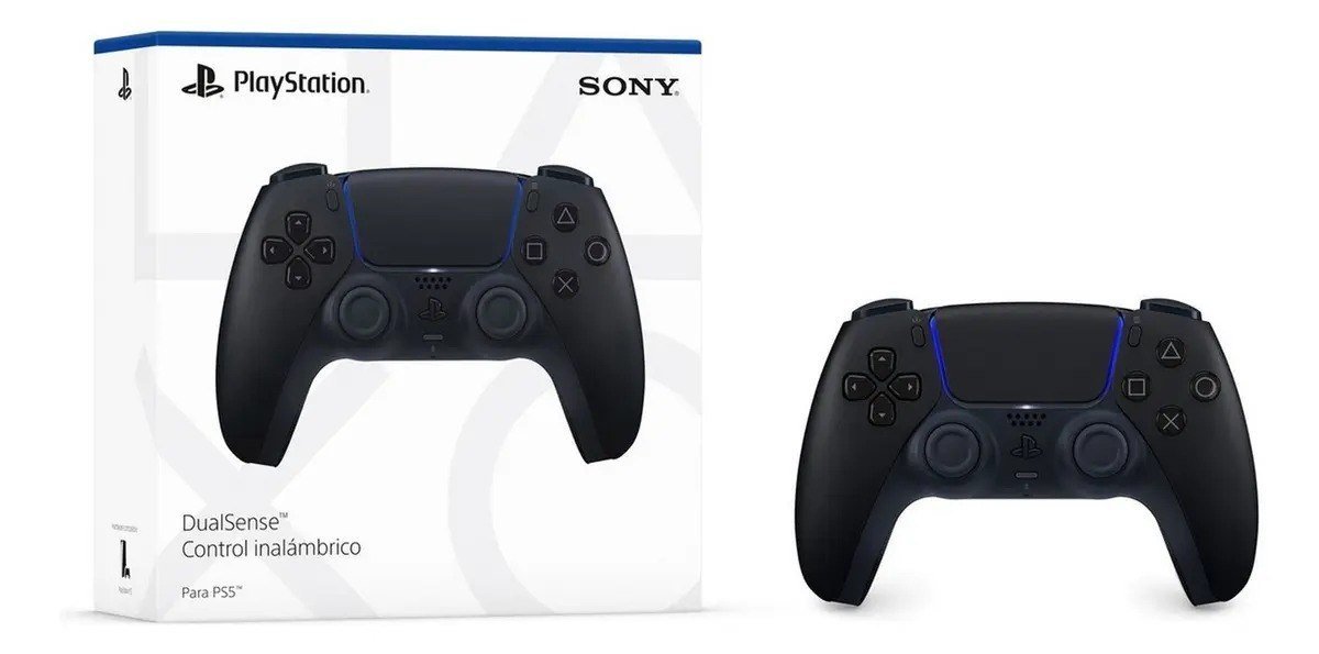 Controle Joystick Sem Fio Sony PlayStation 5 DualSense Midnight Black 🎮