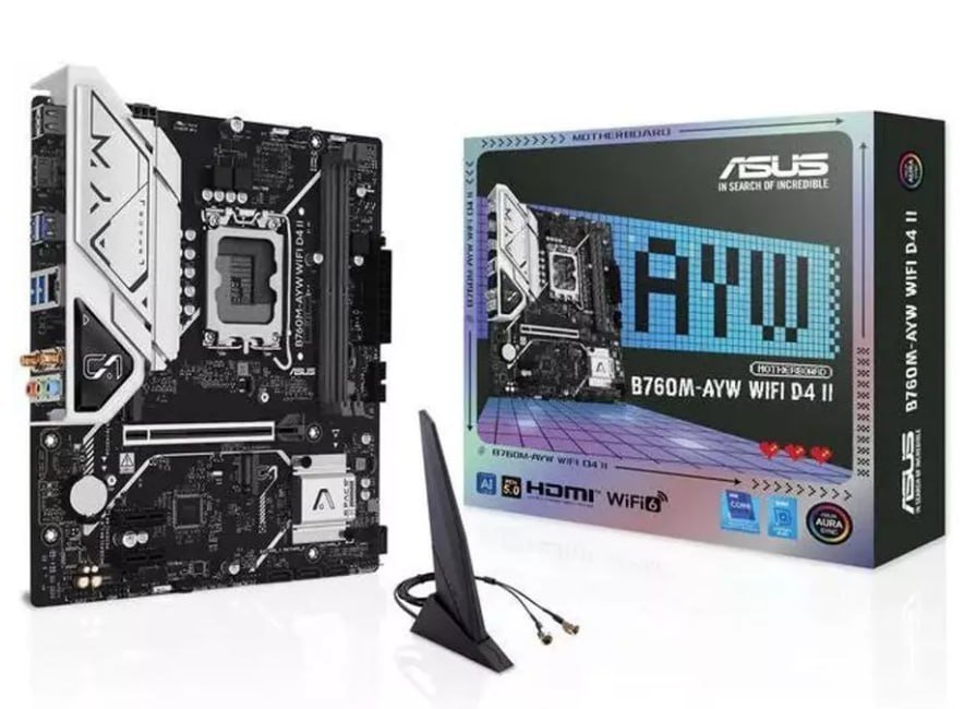 Placa Mãe Asus B760M-AYW WIFI D4 II 🛒