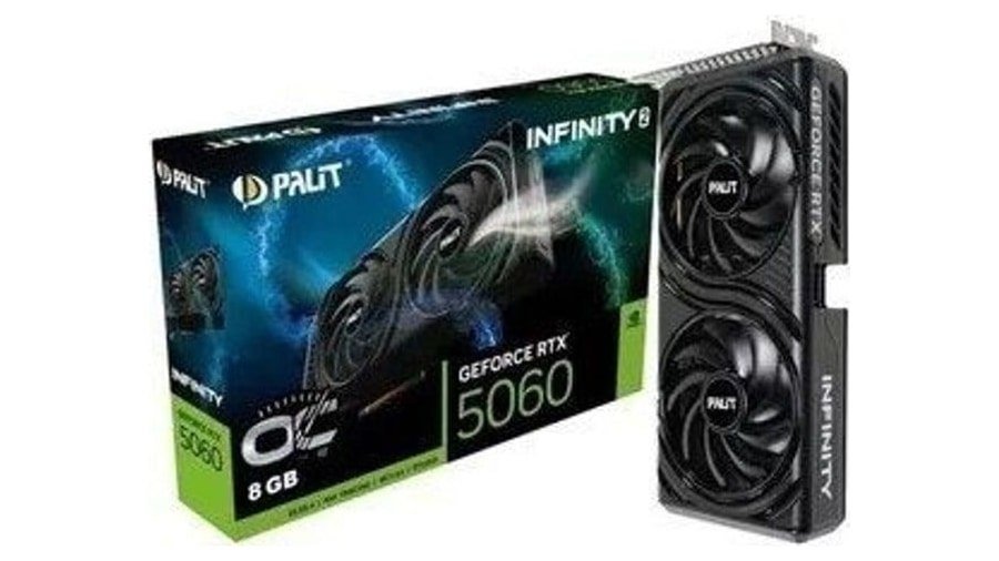 Placa de Vídeo Nvidia GeForce Palit RTX5060 8GB Infinity 2 Oc 🛒