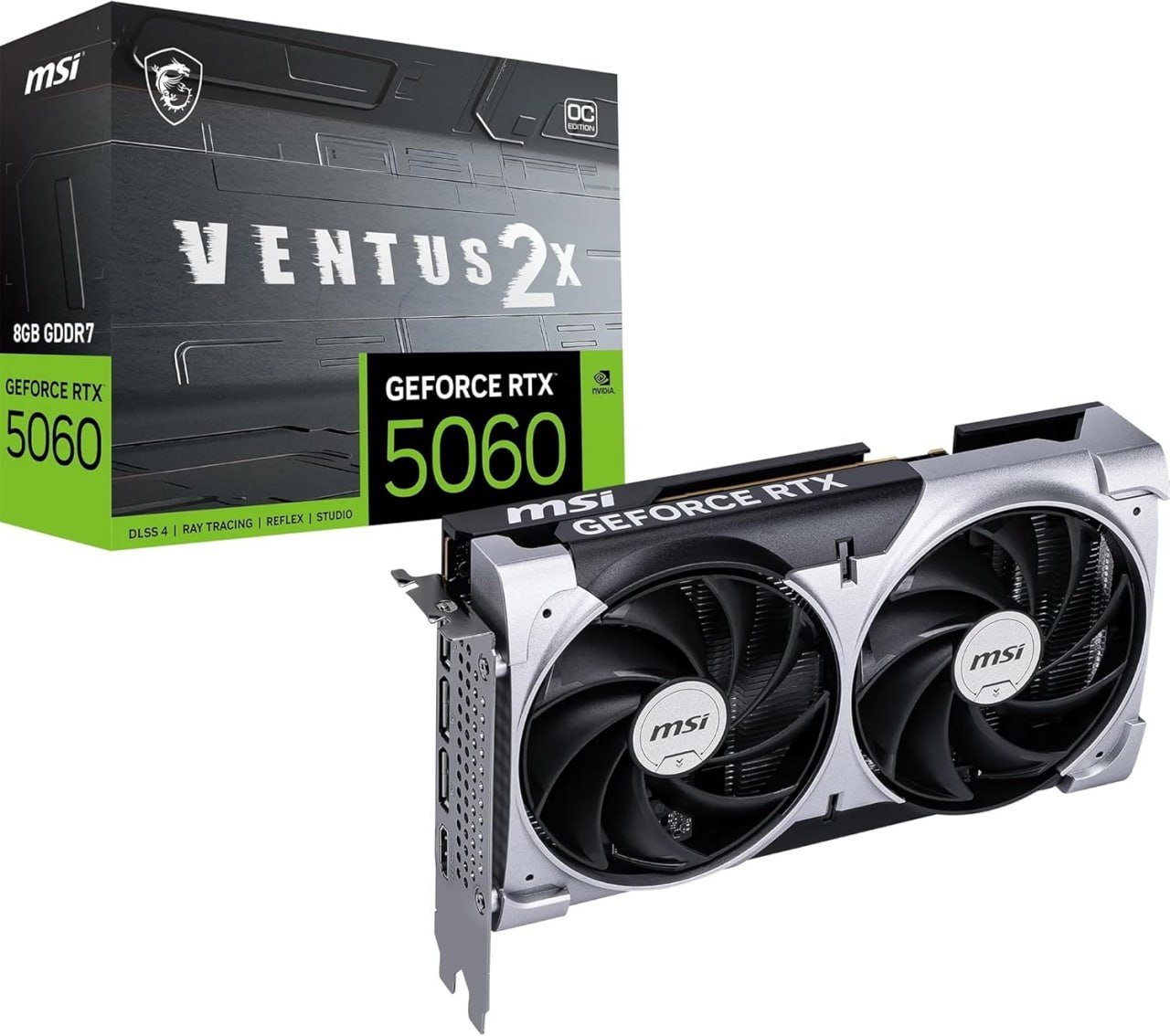 RTX 5060 Ventus 2X OC 8GB MSI GeForce 🛒