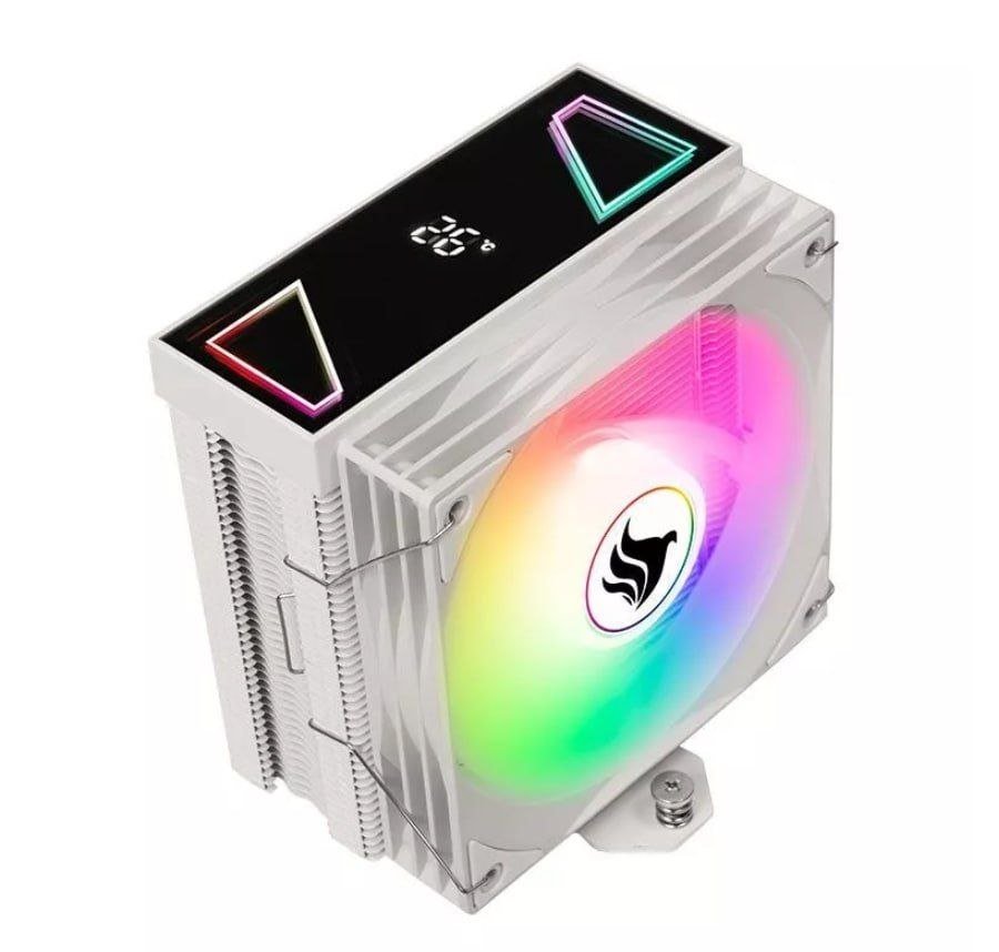 Cooler Para Processador Pichau Sage V3, ARGB, 120mm, Branco 🛒